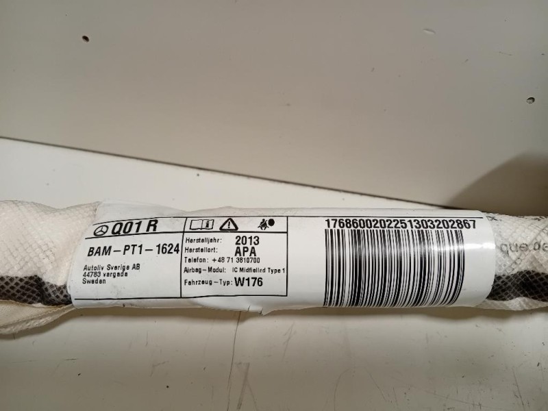 Air-bag A Tendina DX BAM-PT1-1624 Mercedes Classe A W176 2013