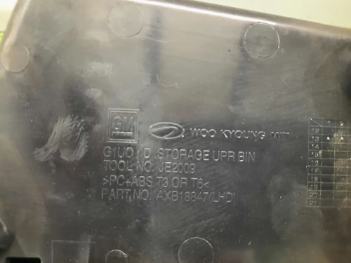 BOX Portaoggetti Completo 95365333 Opel Mokka 2013