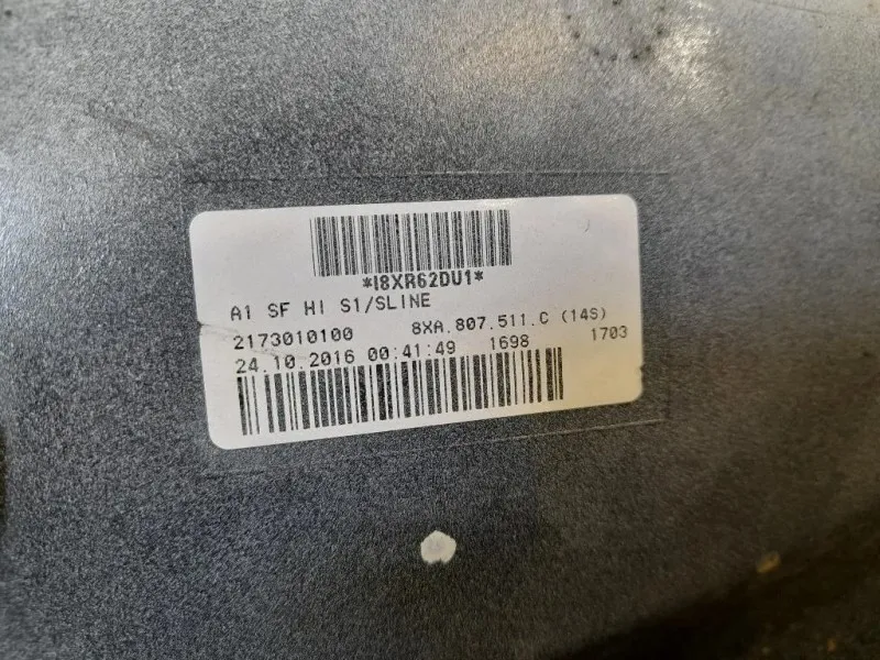 Paraurti POST NUDO 8XA807511C Audi A1 8XF Sportback 2015