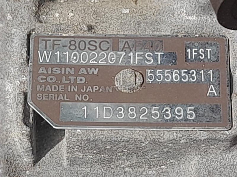 Cambio 55565311 Opel Astra J 2010