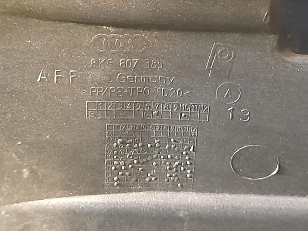 Paraurti POST Audi A4 8K2 2008