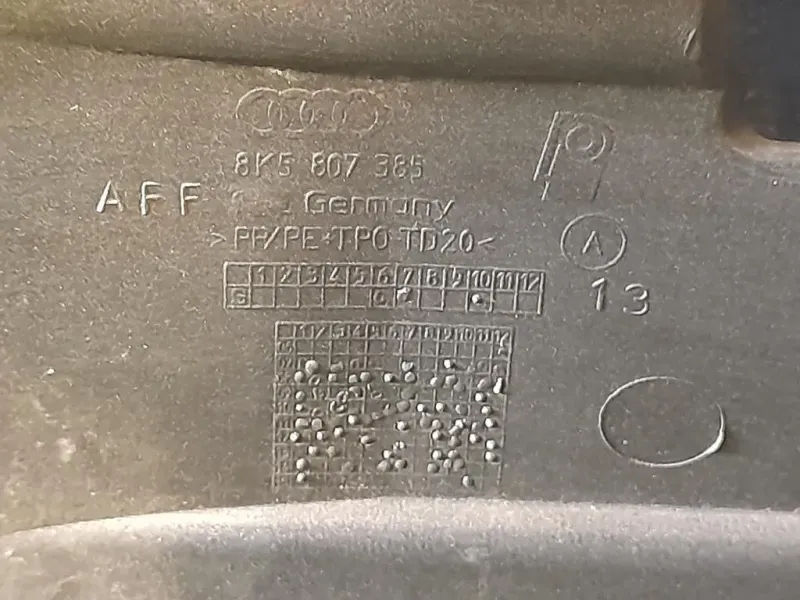 Paraurti POST Audi A4 8K2 2008