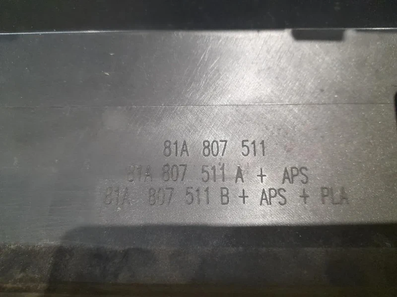 Paraurti POST 81A807511 S LINE Audi Q2 GAB 2016