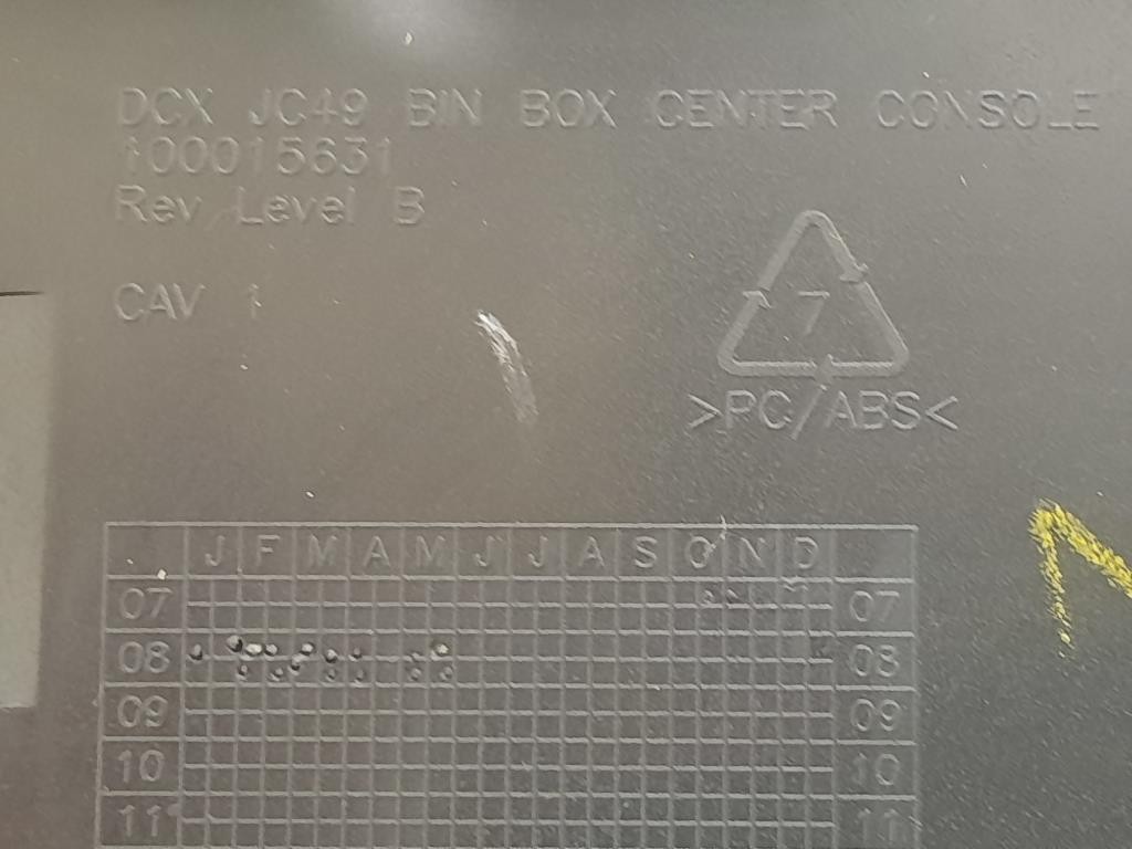 BOX Portaoggetti Completo SUP PORTAOGGETTI SUPERIORE CENTRALE 100015631 Dodge Journey 2009