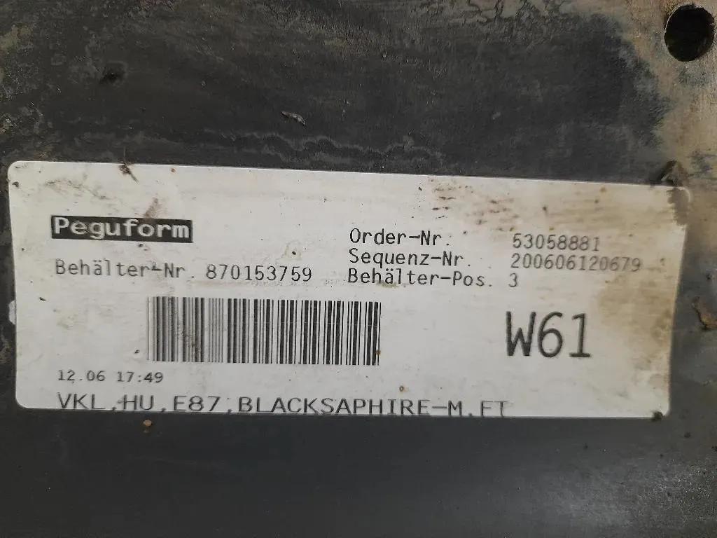 Paraurti POST Bmw Serie 1 E87 Berlina 2005