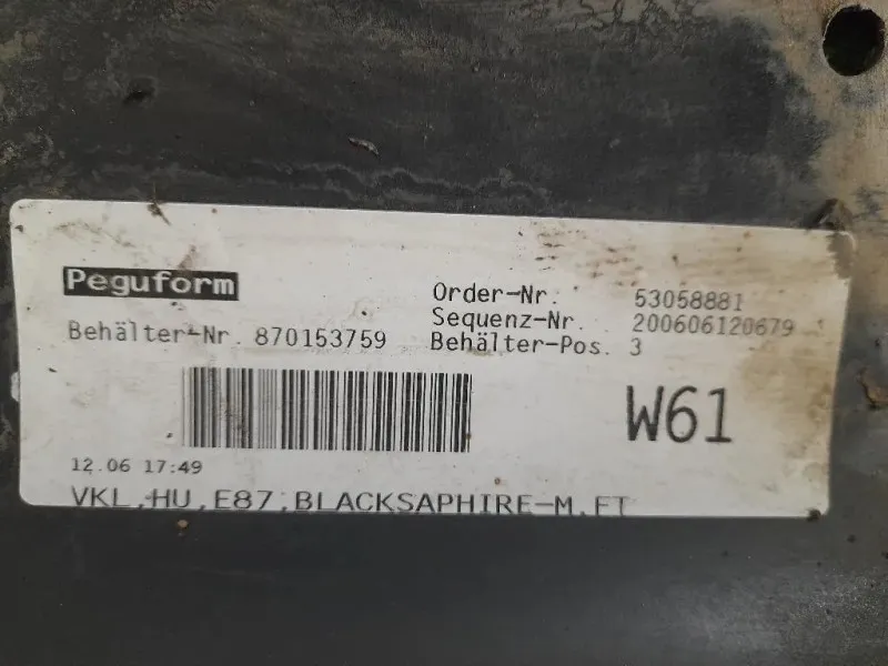 Paraurti POST Bmw Serie 1 E87 Berlina 2005