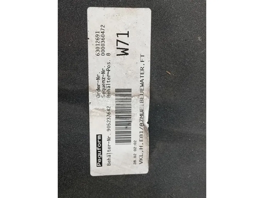 Paraurti POST 51127186087 Bmw Serie 1 E87 Berlina 2005