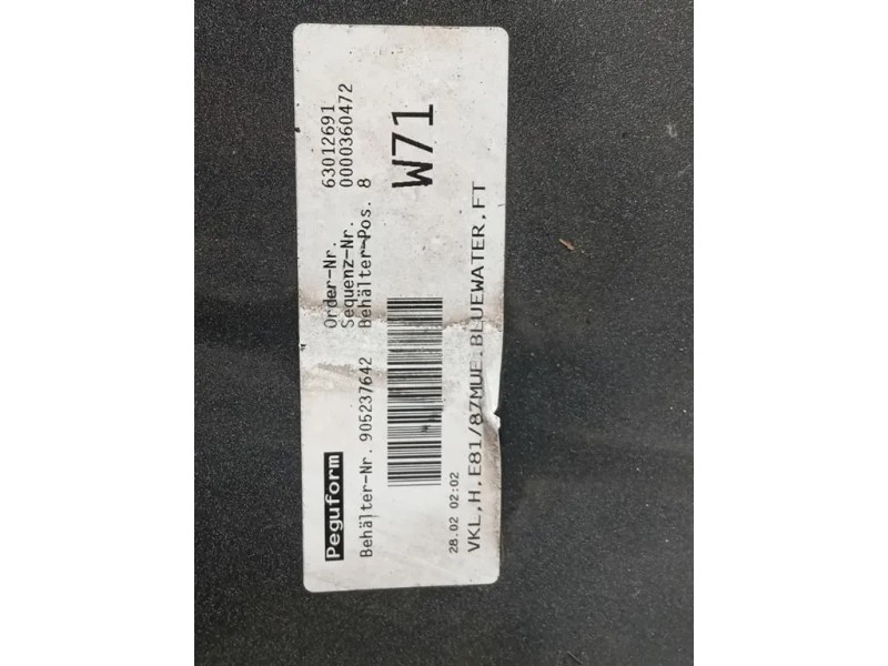 Paraurti POST 51127186087 Bmw Serie 1 E87 Berlina 2005