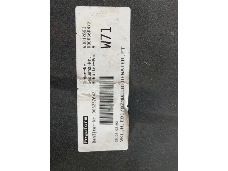 Paraurti POST 51127186087 Bmw Serie 1 E87 Berlina 2005