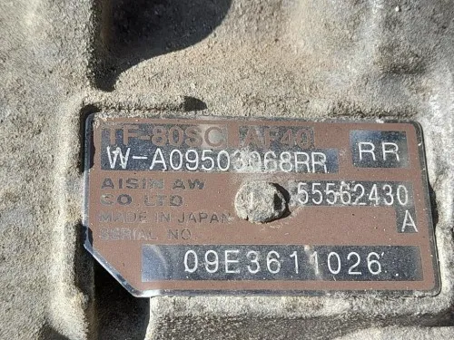 Cambio 55562430 Opel Insignia A 2009