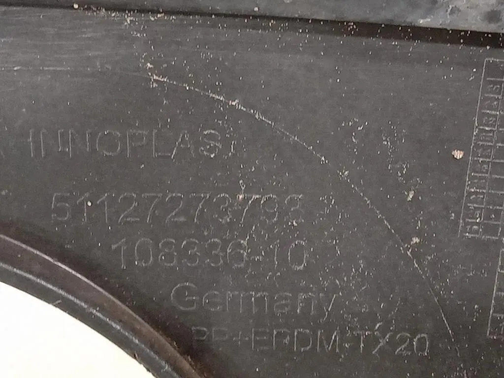 Paraurti POST 51127273793 Bmw Serie 1 F20 Berlina 2012