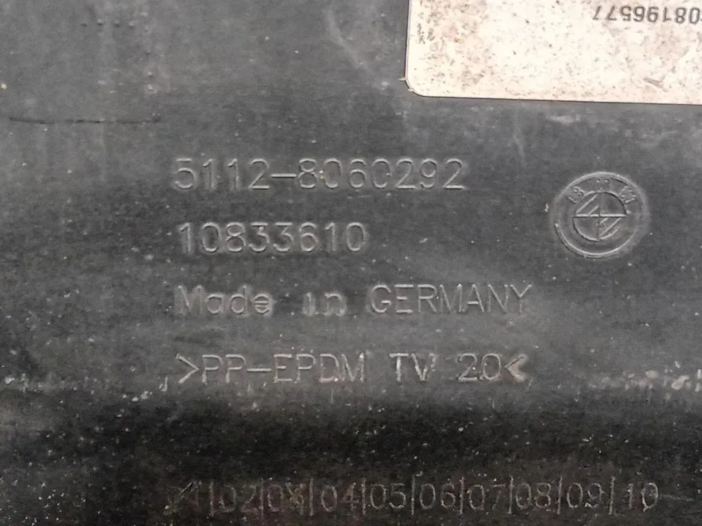 Paraurti POST 5112-8060292 Bmw Serie 1 F20 Berlina 2012