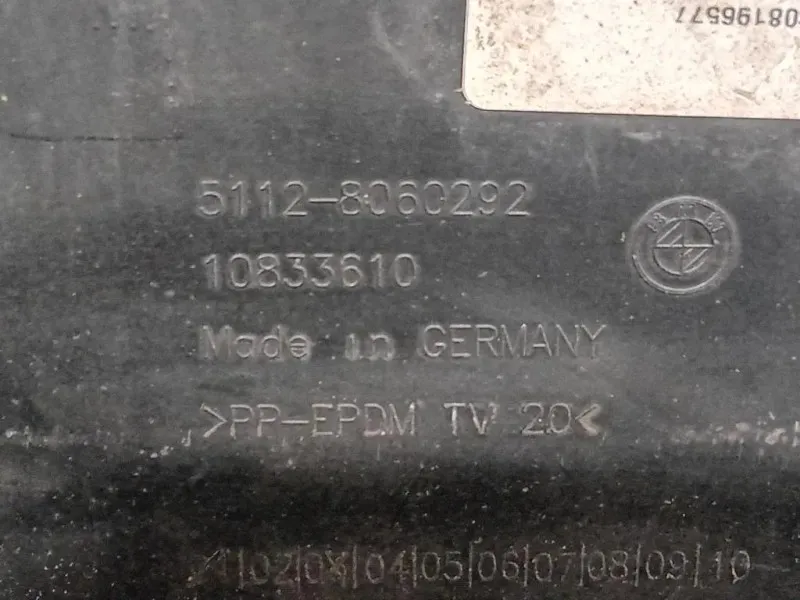 Paraurti POST 5112-8060292 Bmw Serie 1 F20 Berlina 2012