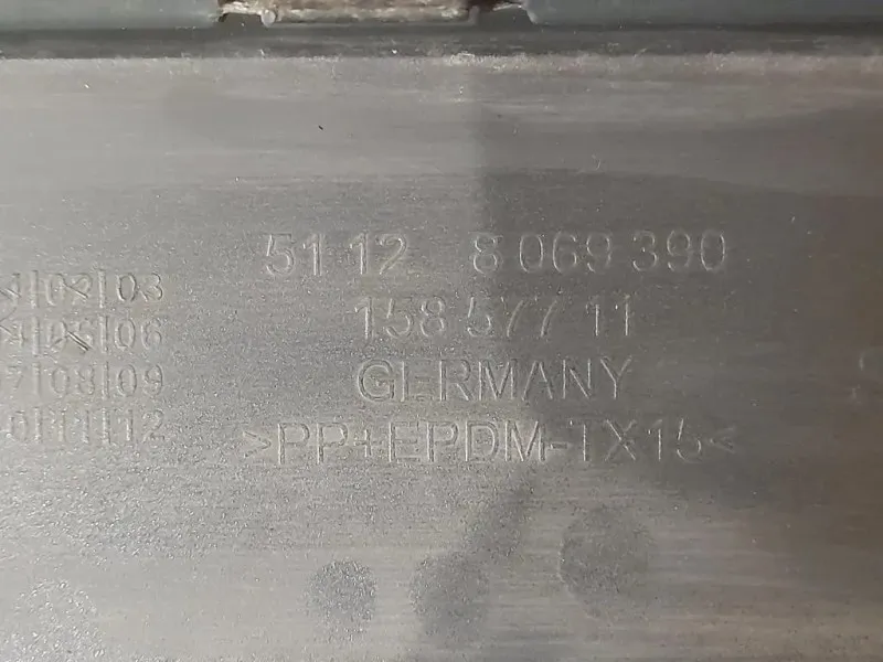 Paraurti POST 51128069390 Bmw Serie 3 G20 Berlina 2018