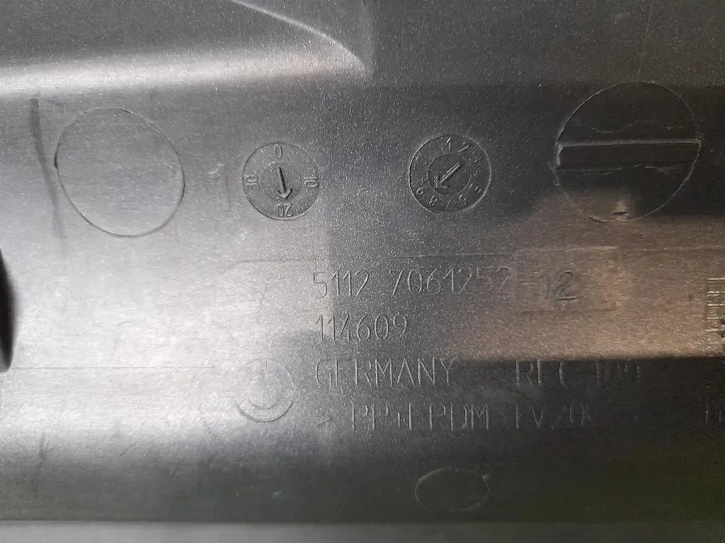 Paraurti POST 51127033707 Bmw Serie 5 E60 Berlina 2004