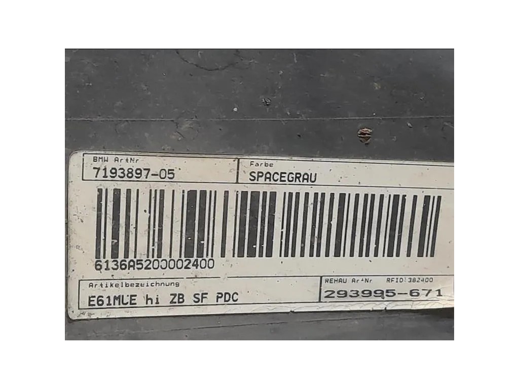 Paraurti POST 7193897-05 Bmw Serie 5 E60 Berlina 2004