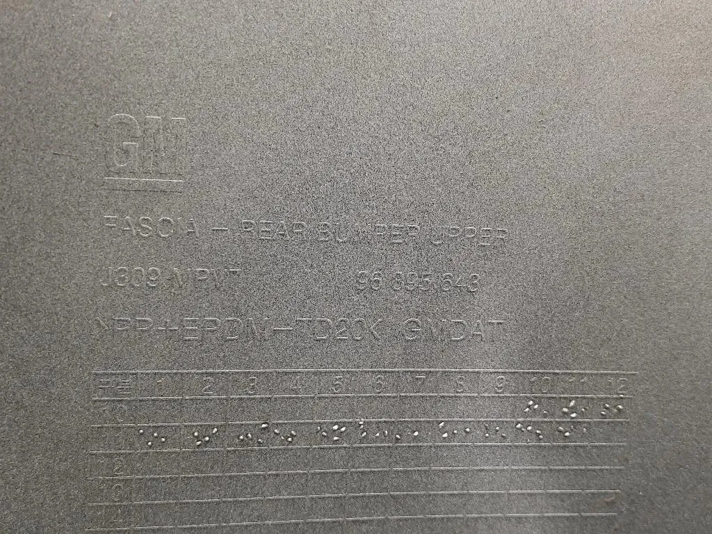 Paraurti POST 96895648 Chevrolet Orlando 2011