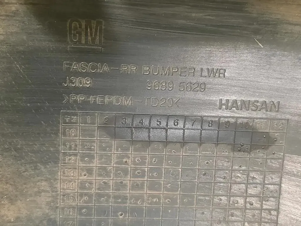 Paraurti POST 96895629 Chevrolet Orlando 2011