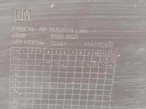 Paraurti POST 96895629 Chevrolet Orlando 2011