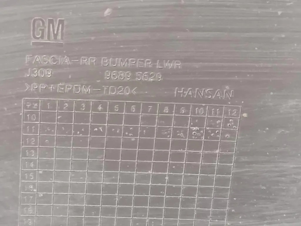 Paraurti POST 96895629 Chevrolet Orlando 2011