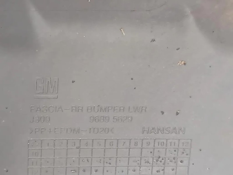 Paraurti POST 96895629 Chevrolet Orlando 2011