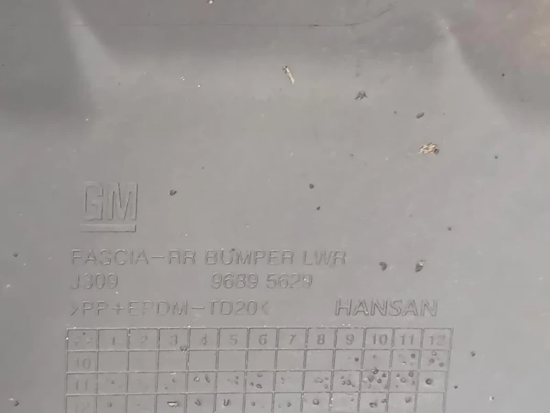 Paraurti POST 96895629 Chevrolet Orlando 2011