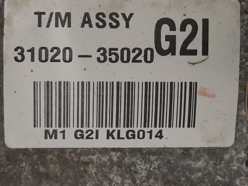 Cambio 3102035020 6 MARCE MANUALE 000989830110 Ssangyong Tivoli 2015