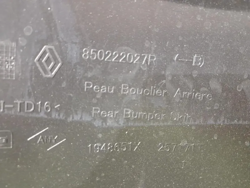 Paraurti POST 850222027R Dacia Duster II 2018