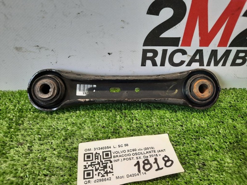 Braccio Oscillante ANT INF POST SX 31340354 Volvo XC60 I 2013