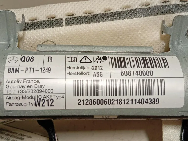 Air-bag A Tendina DX 608740000 Mercedes Classe E W212 2009