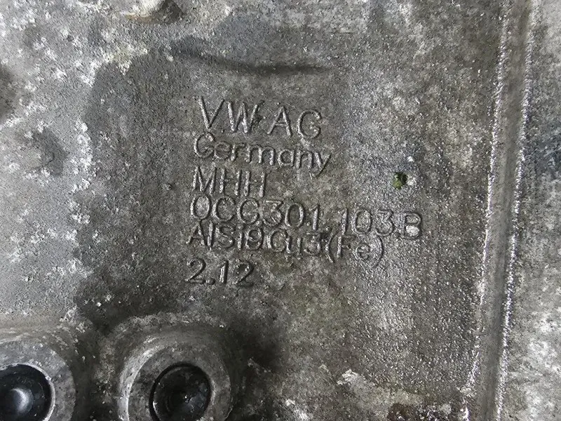 Cambio MHH SSL SMN SMT SMT SSV STJ TDN UBV UBZ Volkswagen GOLF VII 2017