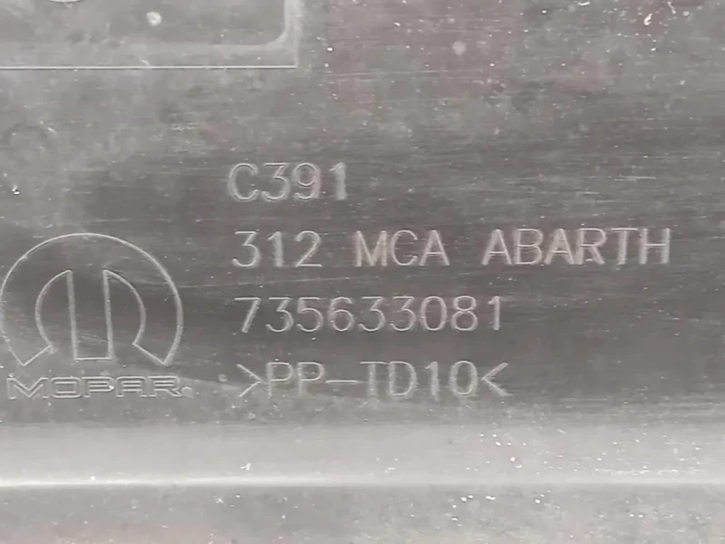 Paraurti POST 735633081 Fiat 500 II 2015