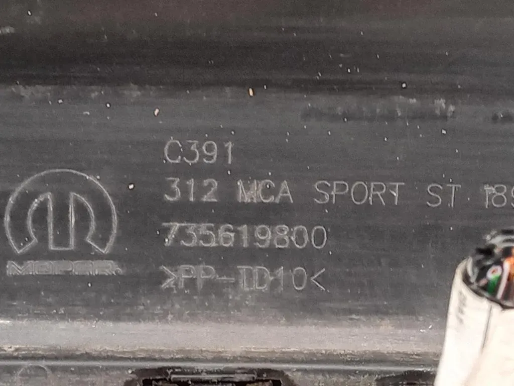 Paraurti POST 735619800 Fiat 500 C 2015