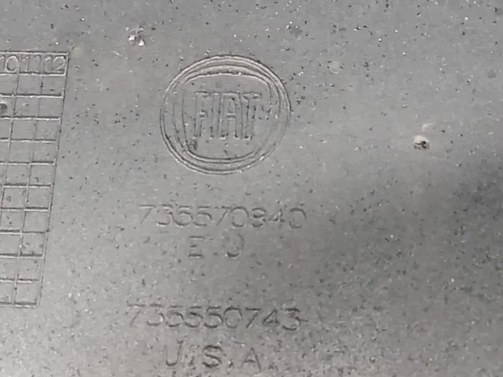 Paraurti POST 735570840 Fiat 500L 2013