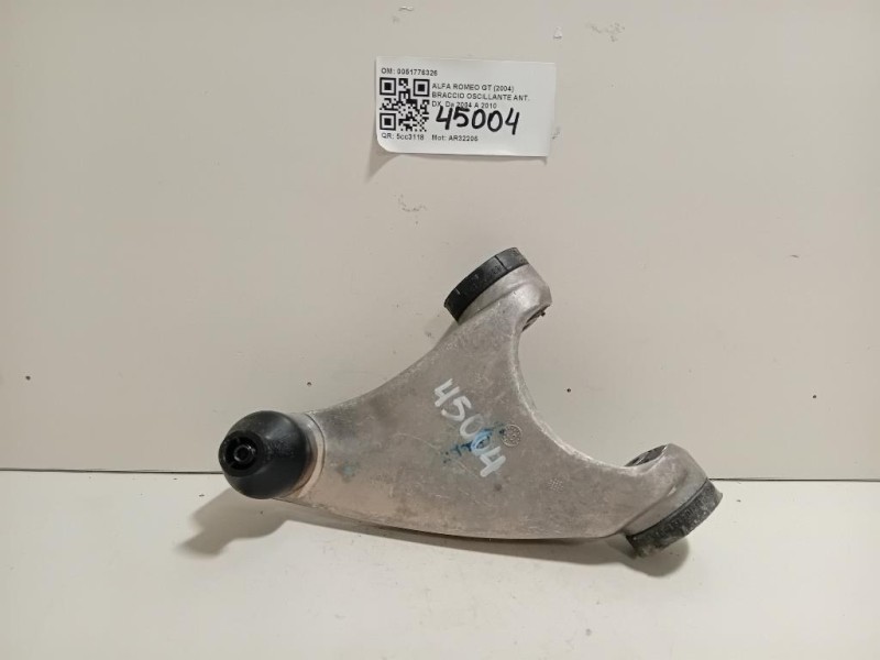Braccio Oscillante ANT DX 0051776326 Alfa Romeo GT 2004