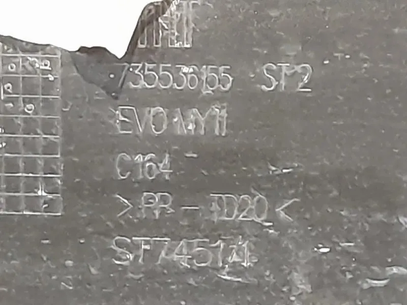 Paraurti POST 735536155 Fiat Grande Punto 2006