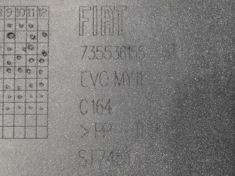 Paraurti POST 735536155 Fiat Punto III 2012