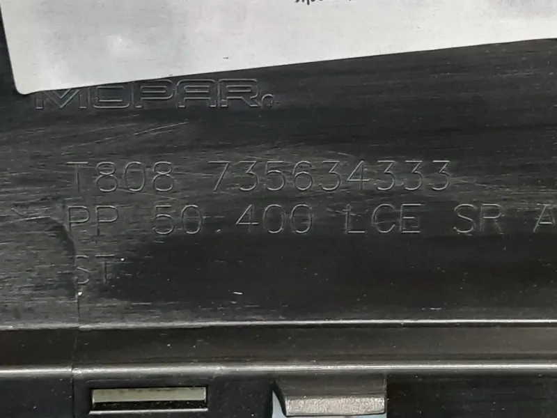 Paraurti POST 735634333 Fiat QUBO 2016