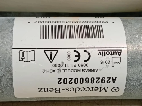 Air-bag A Tendina DX A2928600202 Mercedes Classe GLE W166 2015