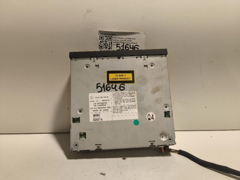 Caricatore CD A2118275542 Mercedes Classe CLS C219 Coupé 2005