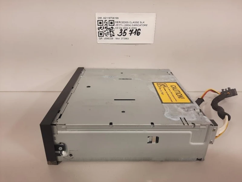 Caricatore CD A2118706189 Mercedes Classe SLK R171 2004