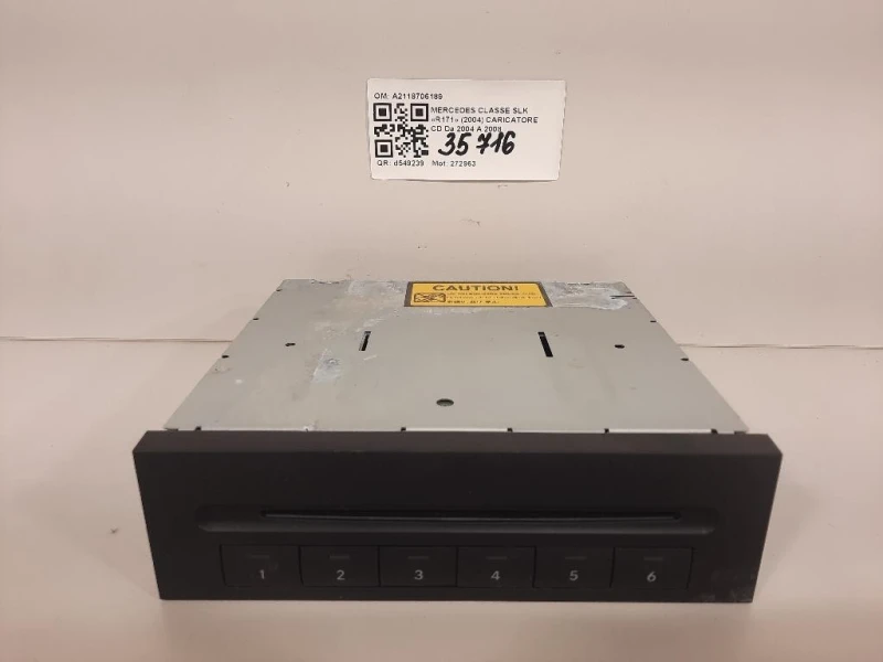 Caricatore CD A2118706189 Mercedes Classe SLK R171 2004