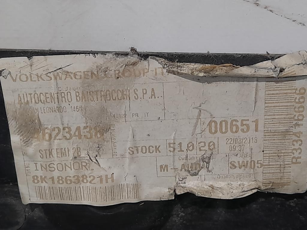 Carter Protezione Motore ANT 8K1863821H Audi A4 8K2 2008