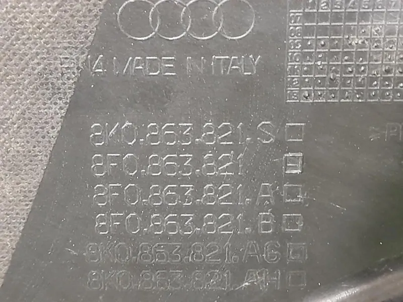 Carter Protezione Motore ANT 8K1863821H Audi A4 8K2 2008