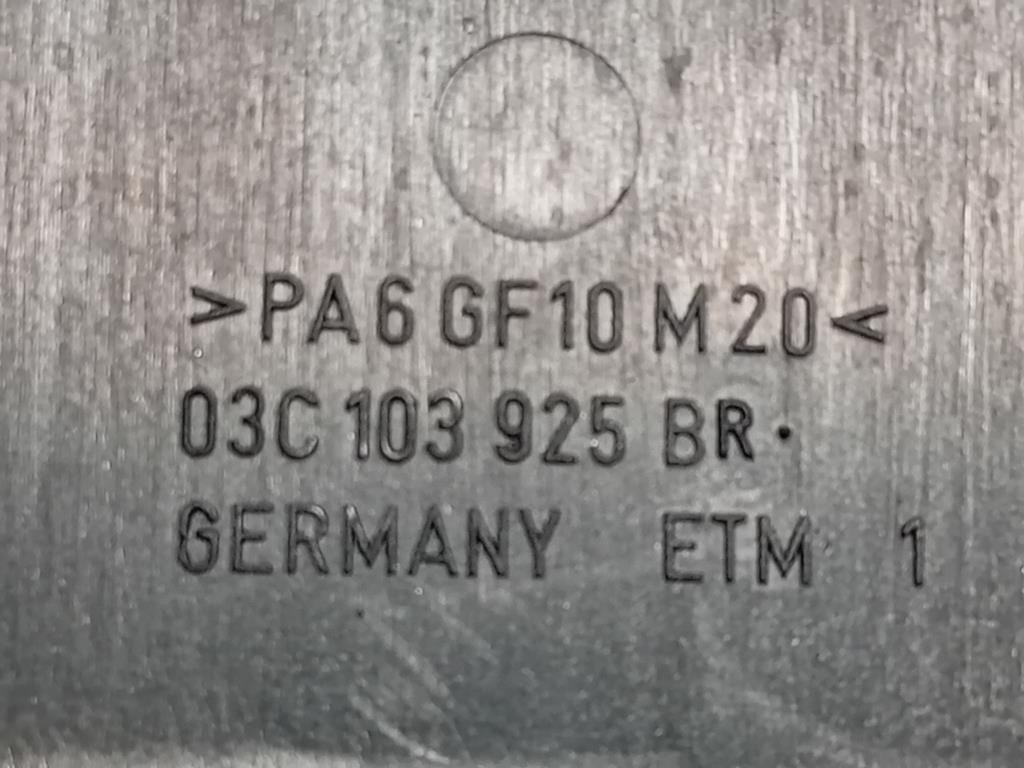 Carter Protezione Motore ANT 03C103 925 P Volkswagen GOLF VI 2009