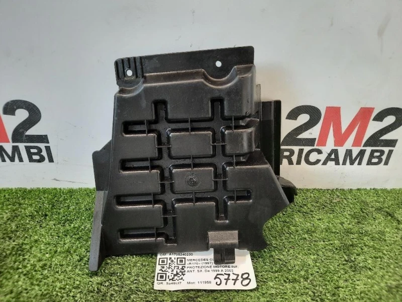 Carter Protezione Motore INF ANT SX A1705240230 Mercedes Classe SLK R170 1997