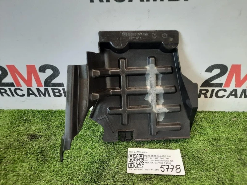 Carter Protezione Motore INF ANT SX A1705240230 Mercedes Classe SLK R170 1997