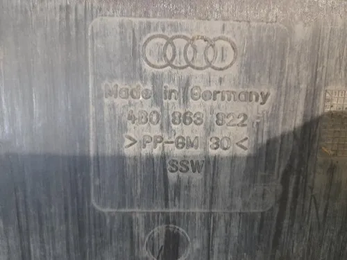 Carter Protezione Motore POST ANT 4B0863822F Audi A6 4B 1997