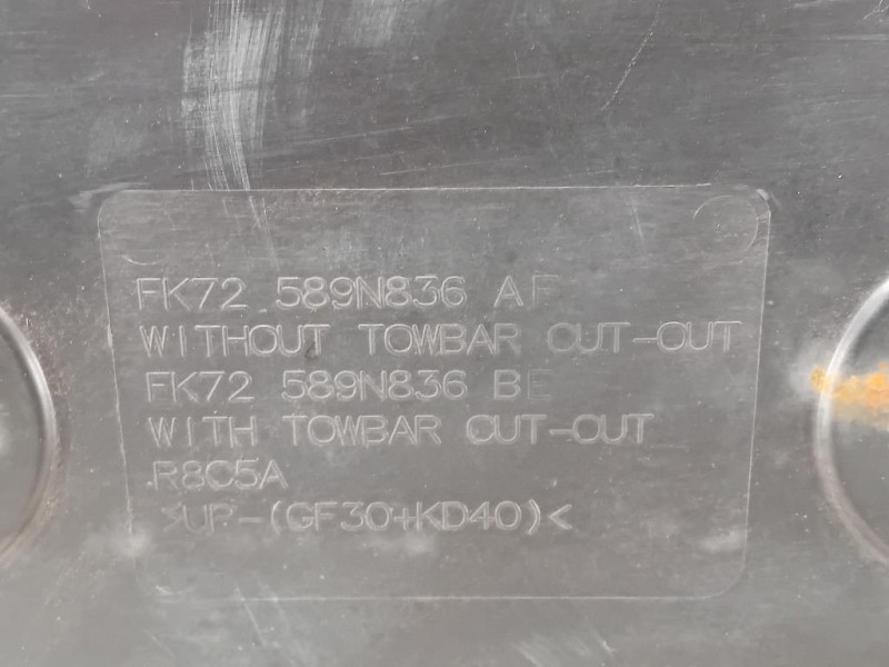 Carter Protezione Sottoscocca Posteriore FK72-589N836 AF Land Rover Discovery V Sport 2019