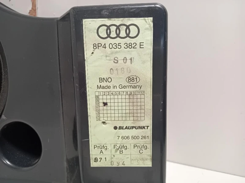 Cassa Altoparlante Subwoofer Autoradio 8P4 035 382 E Audi A3 8PA Sportback 2008